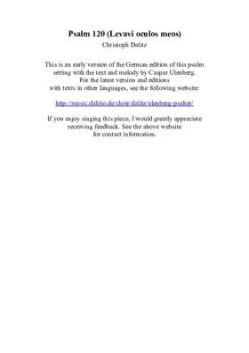 Psalm 120 (Ulenberg)