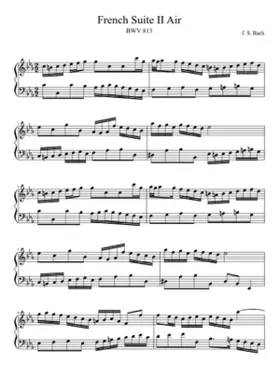 French Suite No.2 in C minor BWV 813