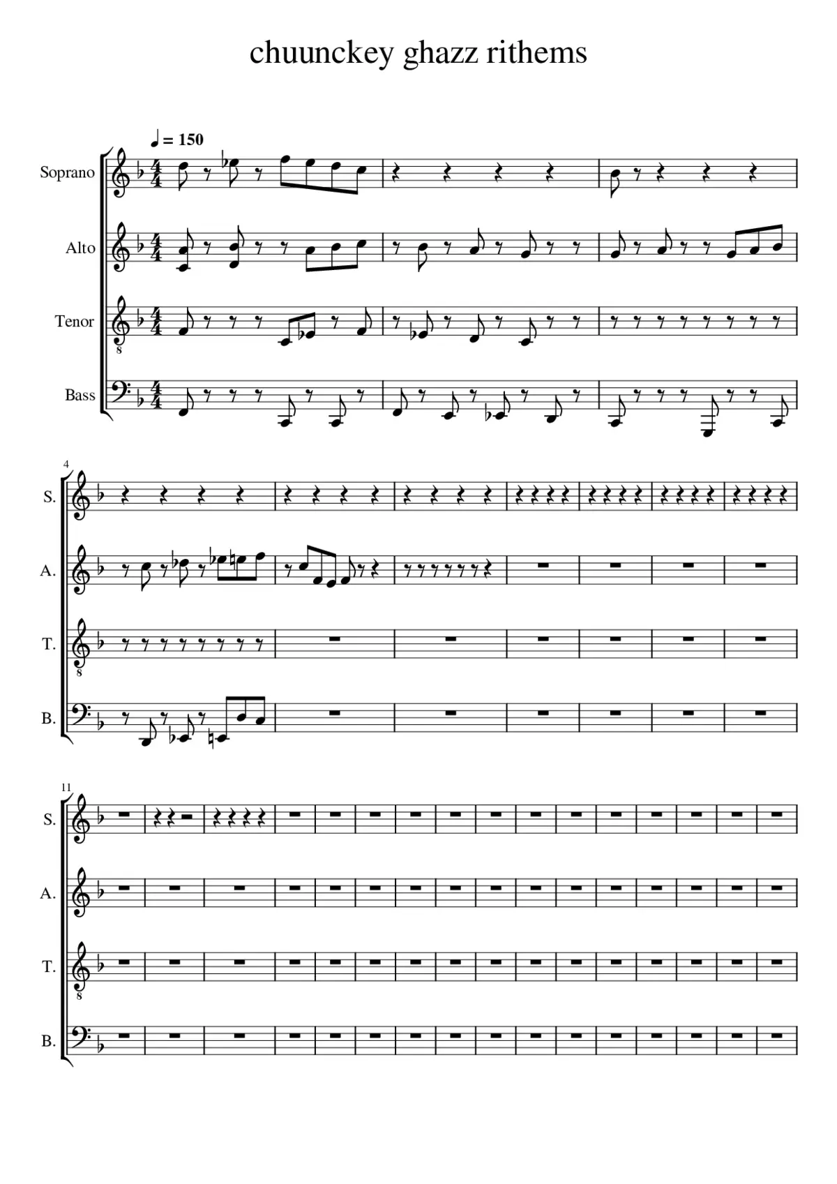 Great Mass in C minor KV427 (417a) - Page 1