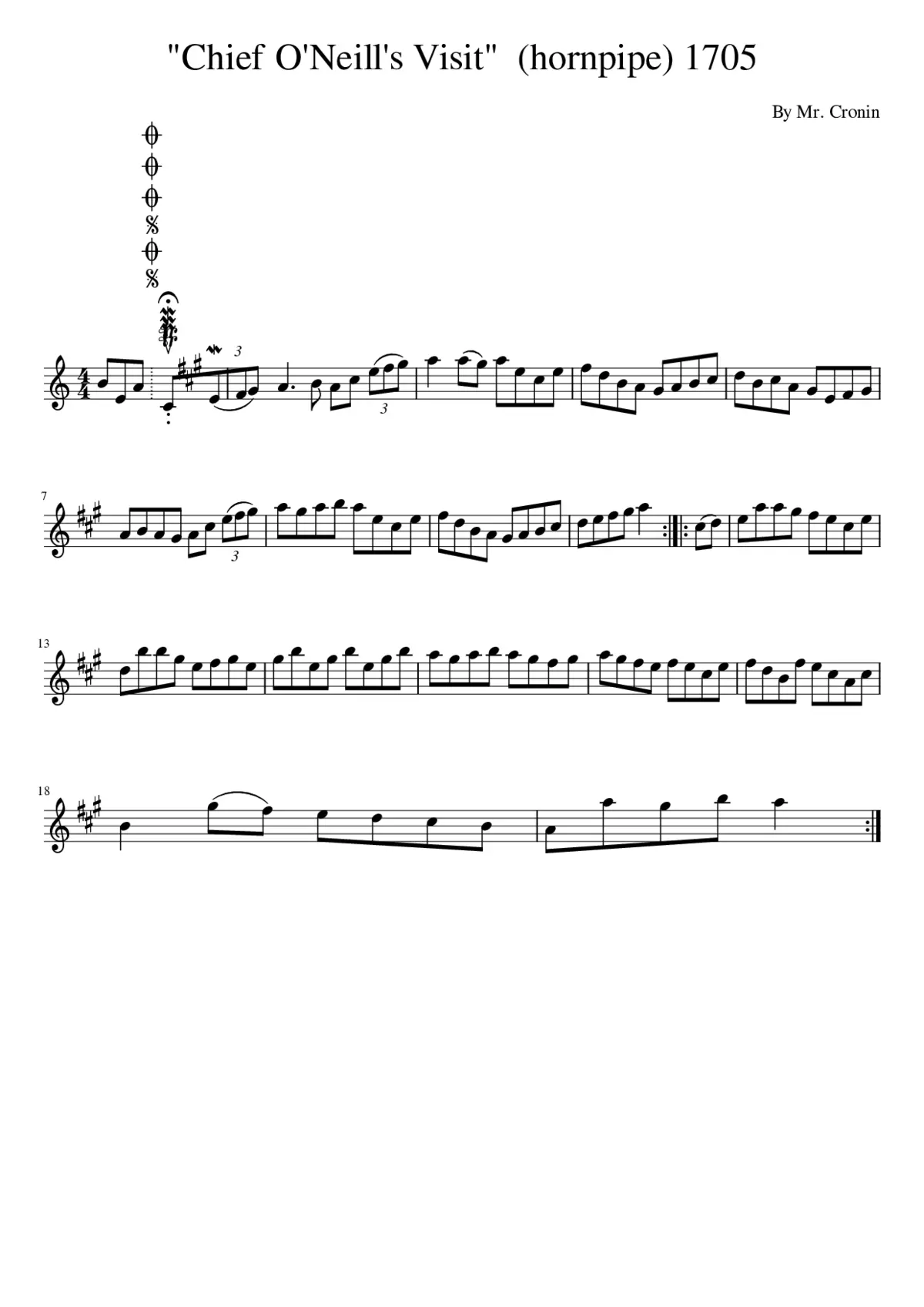 Chief O'Neill's Favourite - Page 1