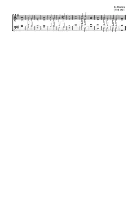 Double chant in G major