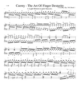 The Art of Finger Dexterity Op.740