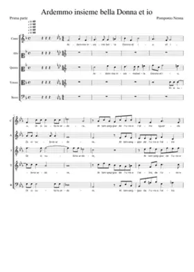 Ardemmo insieme bella Donna et io