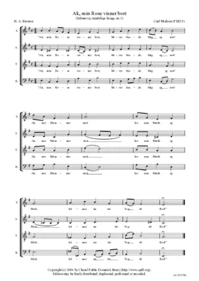 Ak, min Rose visner bort