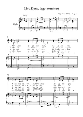 Meu Deus, logo murchou
