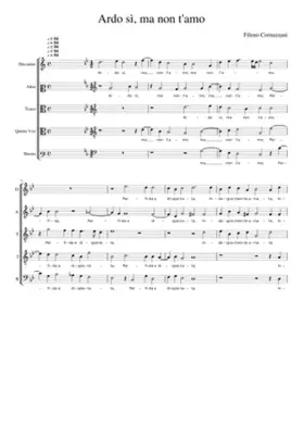 Ardo sì ma non t'amo