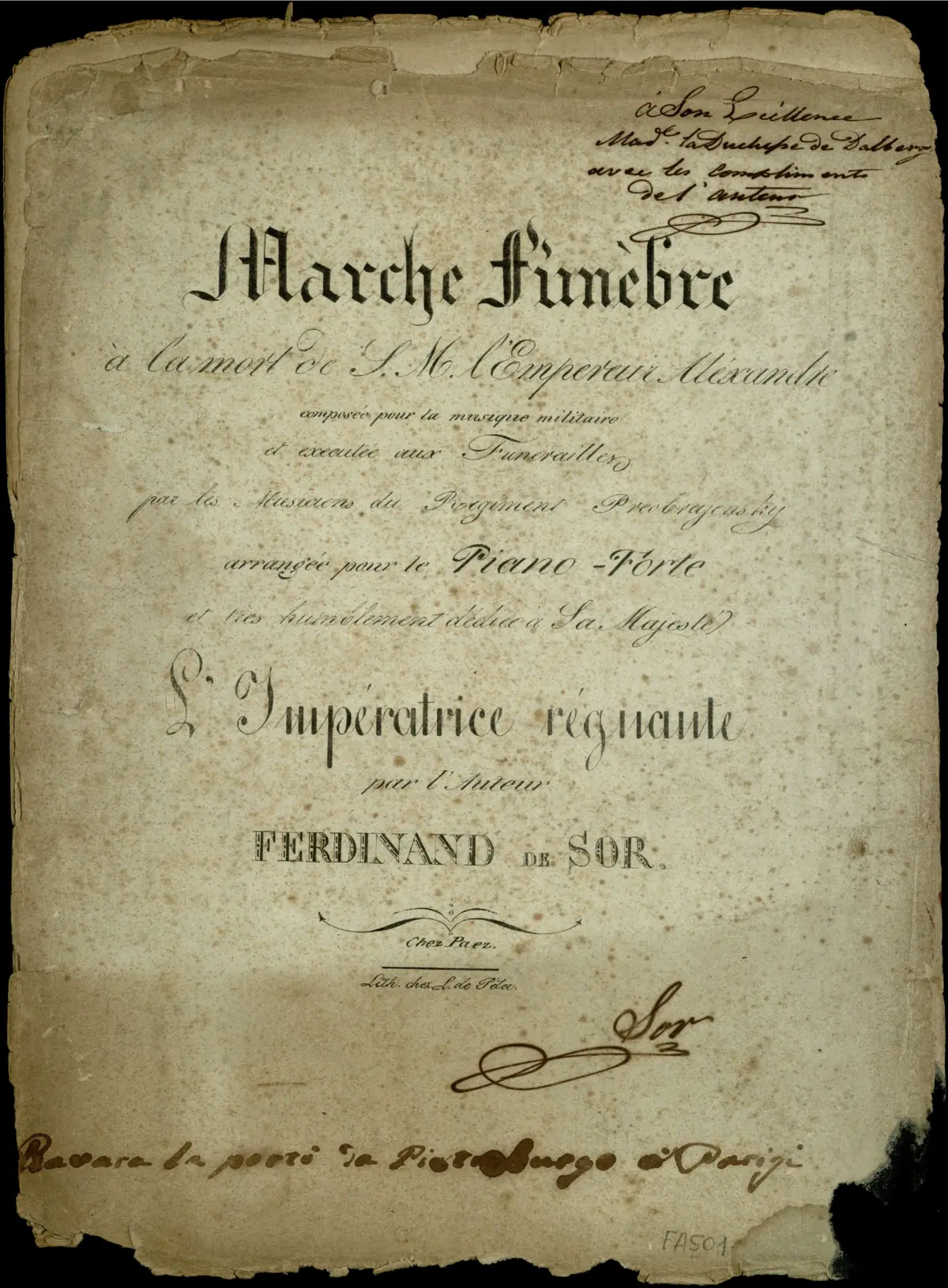 Marche Funèbre - Page 1