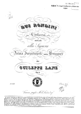 2 Rondini per chitarra sola