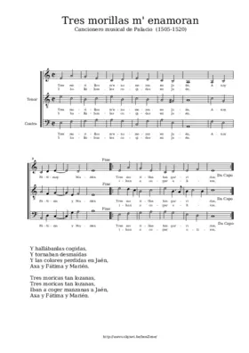 Tres morillas m'enamoran