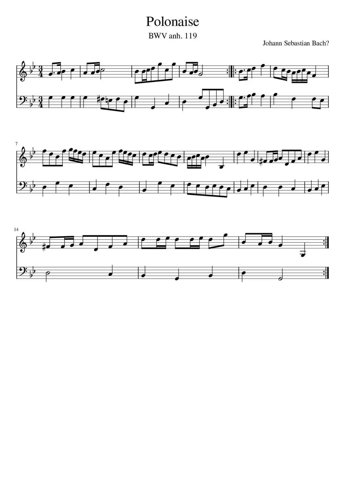 Polonaise - Page 1