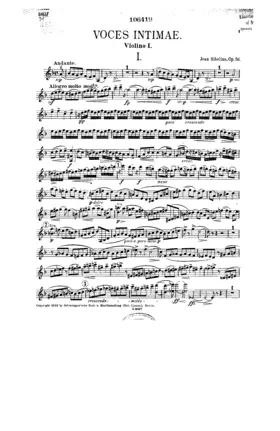 String Quartet ‘Voces intimae’