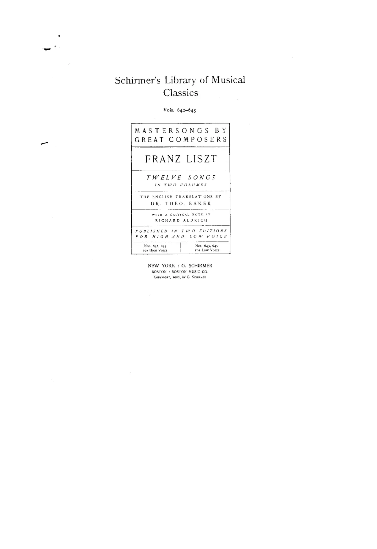 12 Songs - Page 1