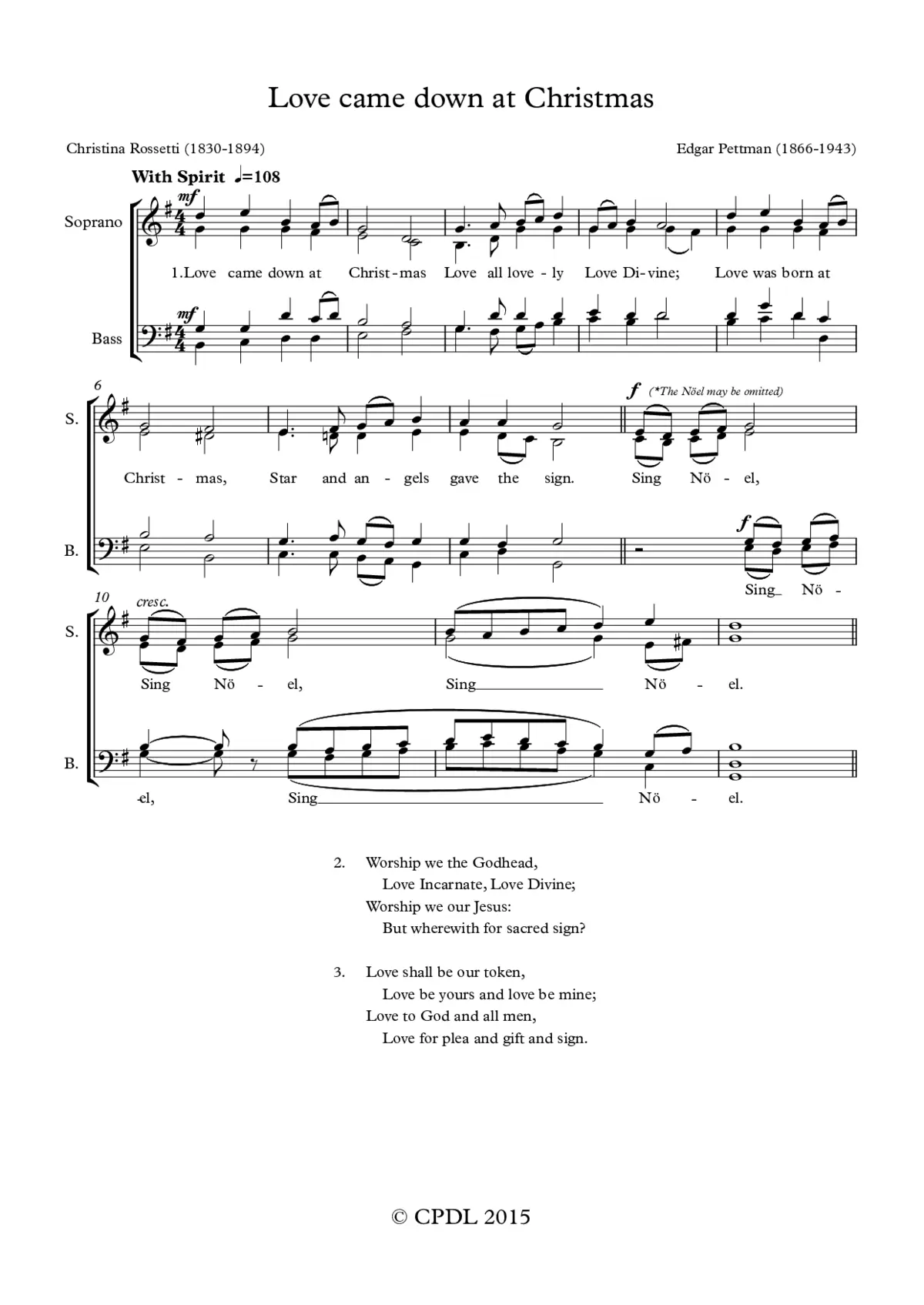 Love came down at Christmas - Page 1