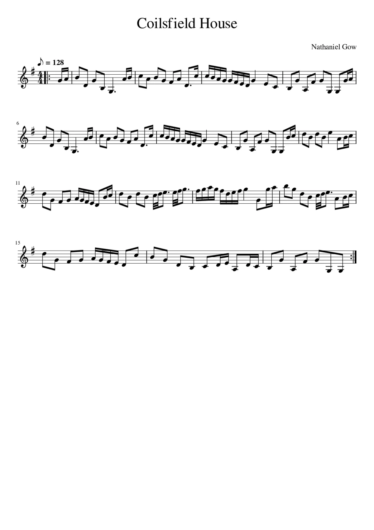 Coilsfield House - Page 1