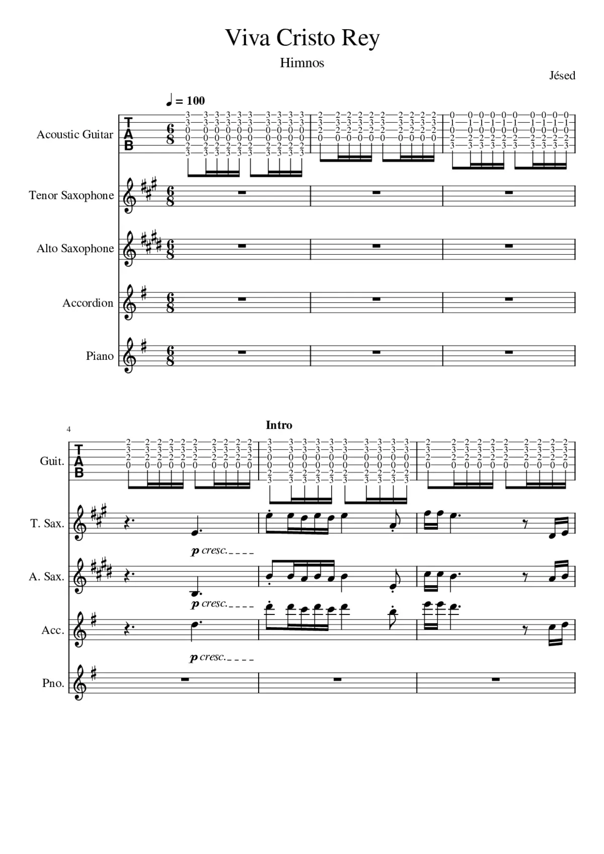 Viva Cristo Rey - Page 1