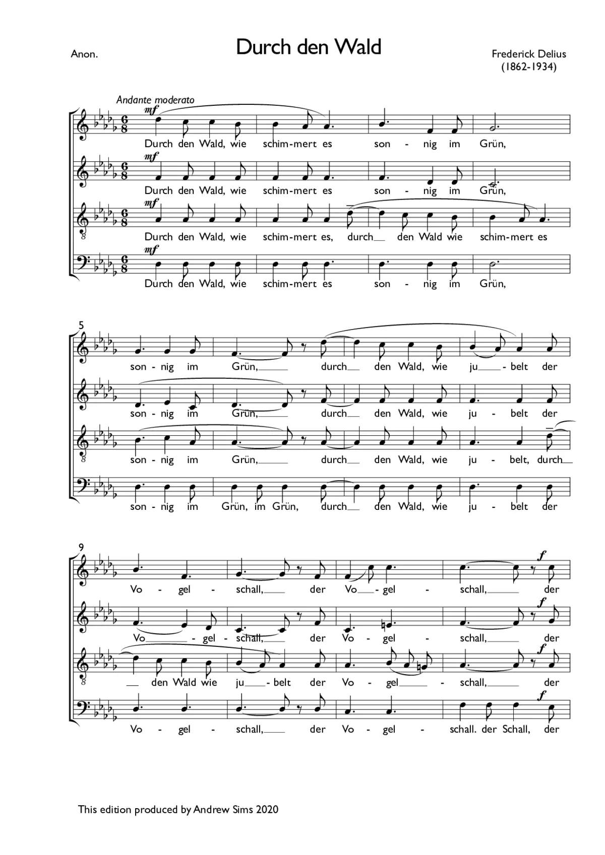 Durch den Wald - Page 1