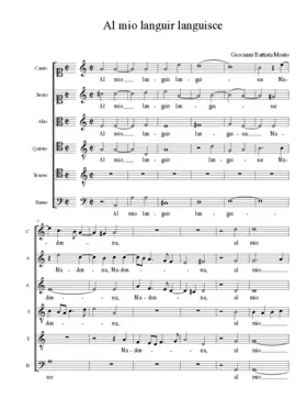 Al mio languir languisce