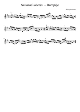 National Lancers' -- Hornpipe