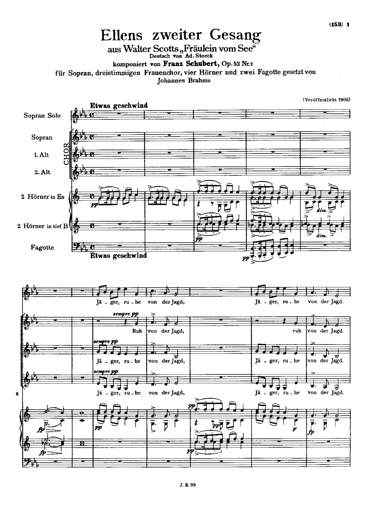 Ellens Zweiter Gesang - Page 1