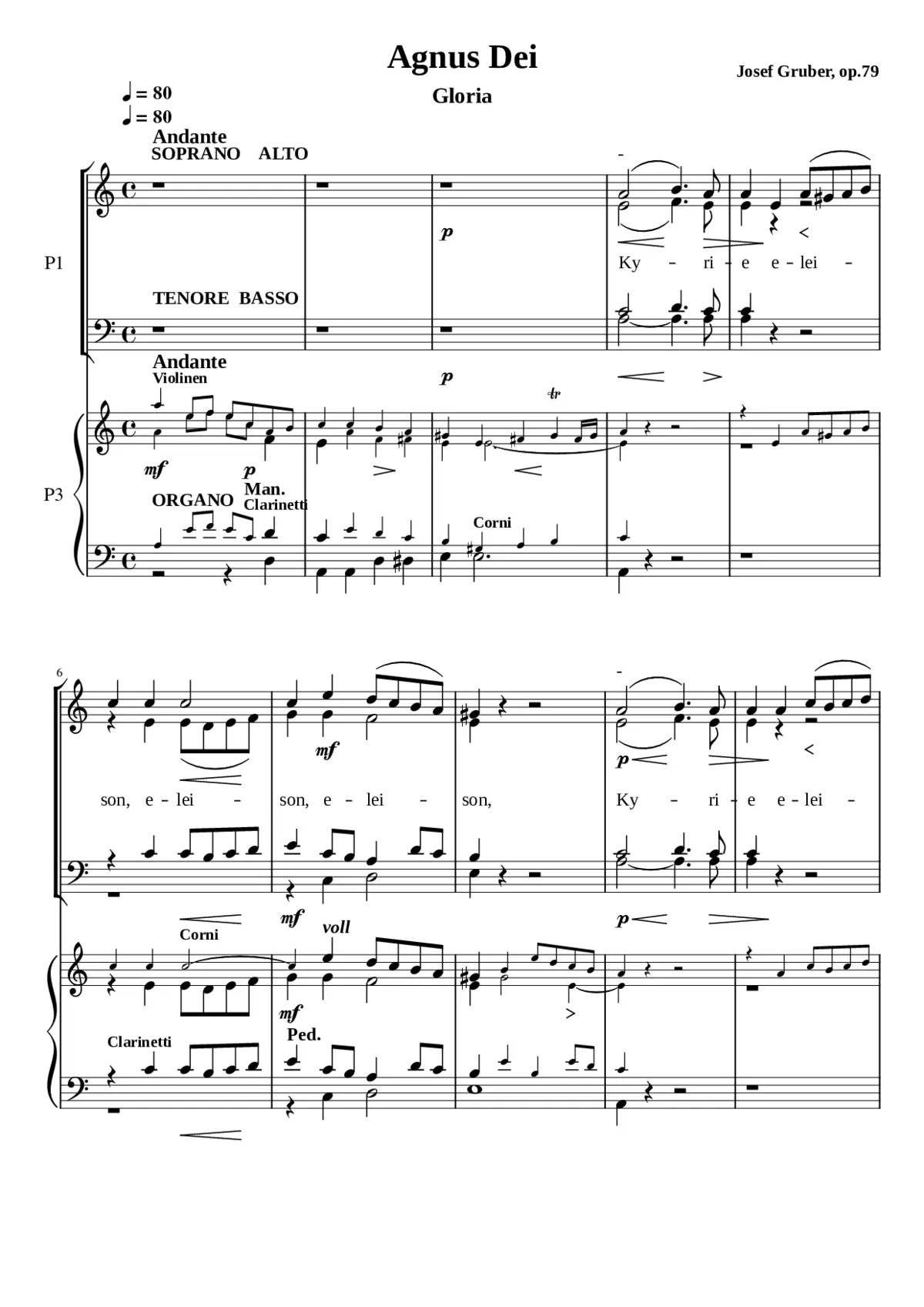 Missa in honorem St. Caeciliae - Page 1