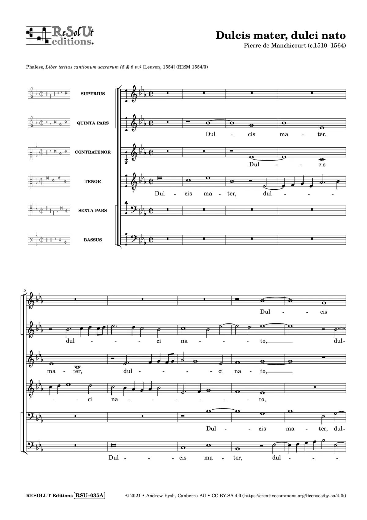 Dulcis mater, dulci nato - Page 1