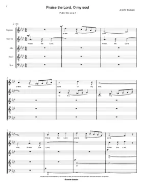 Praise the Lord, O my soul