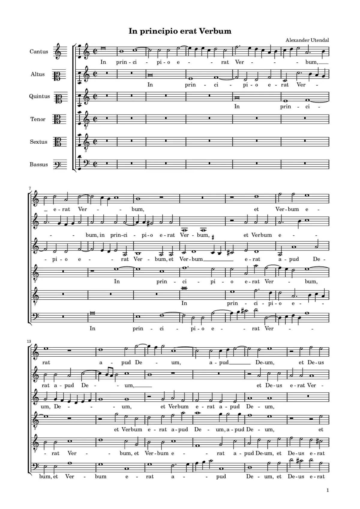 In principio erat Verbum - Page 1