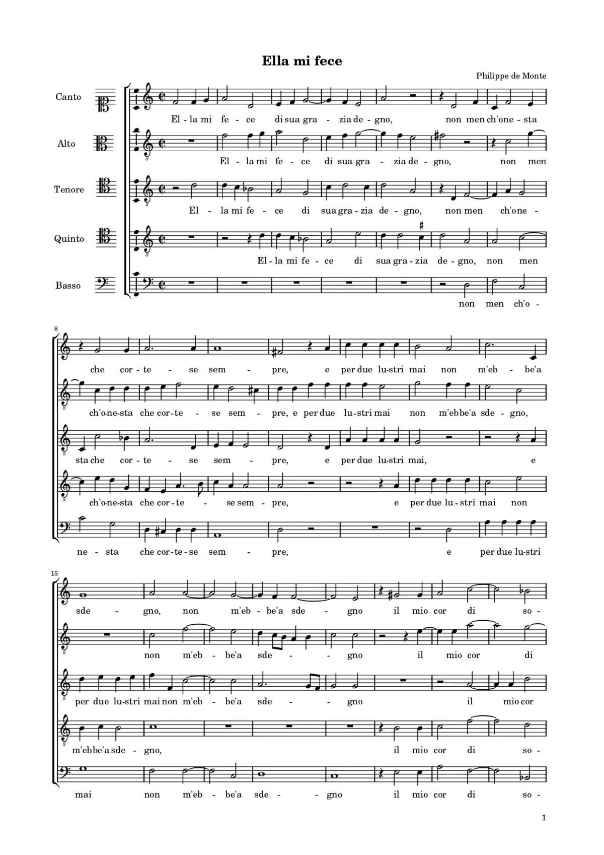 Ella mi fece - Page 1