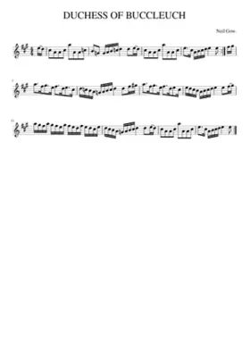 DUCHESS OF BUCCLEUCH