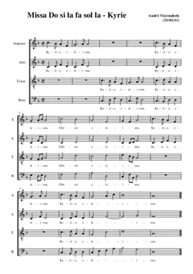 Missa Do si la fa sol la