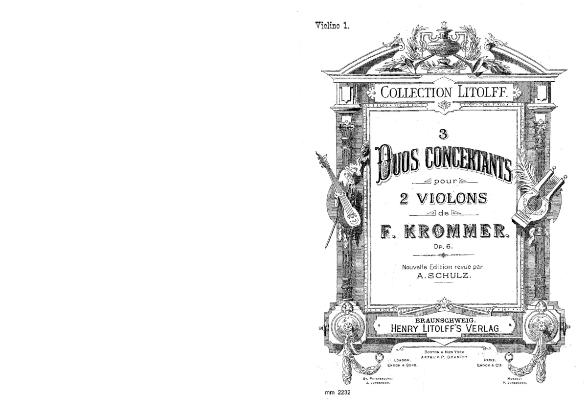 3 Duos concertants, Op.6 - Page 1