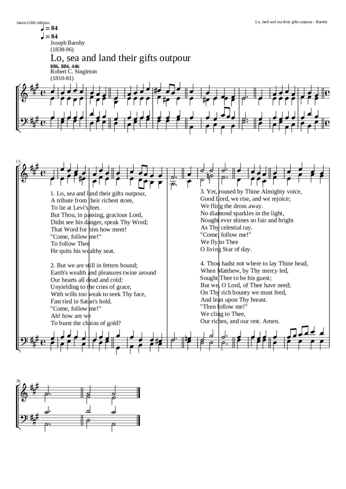 Lo sea and land their gifts outpour - Page 1