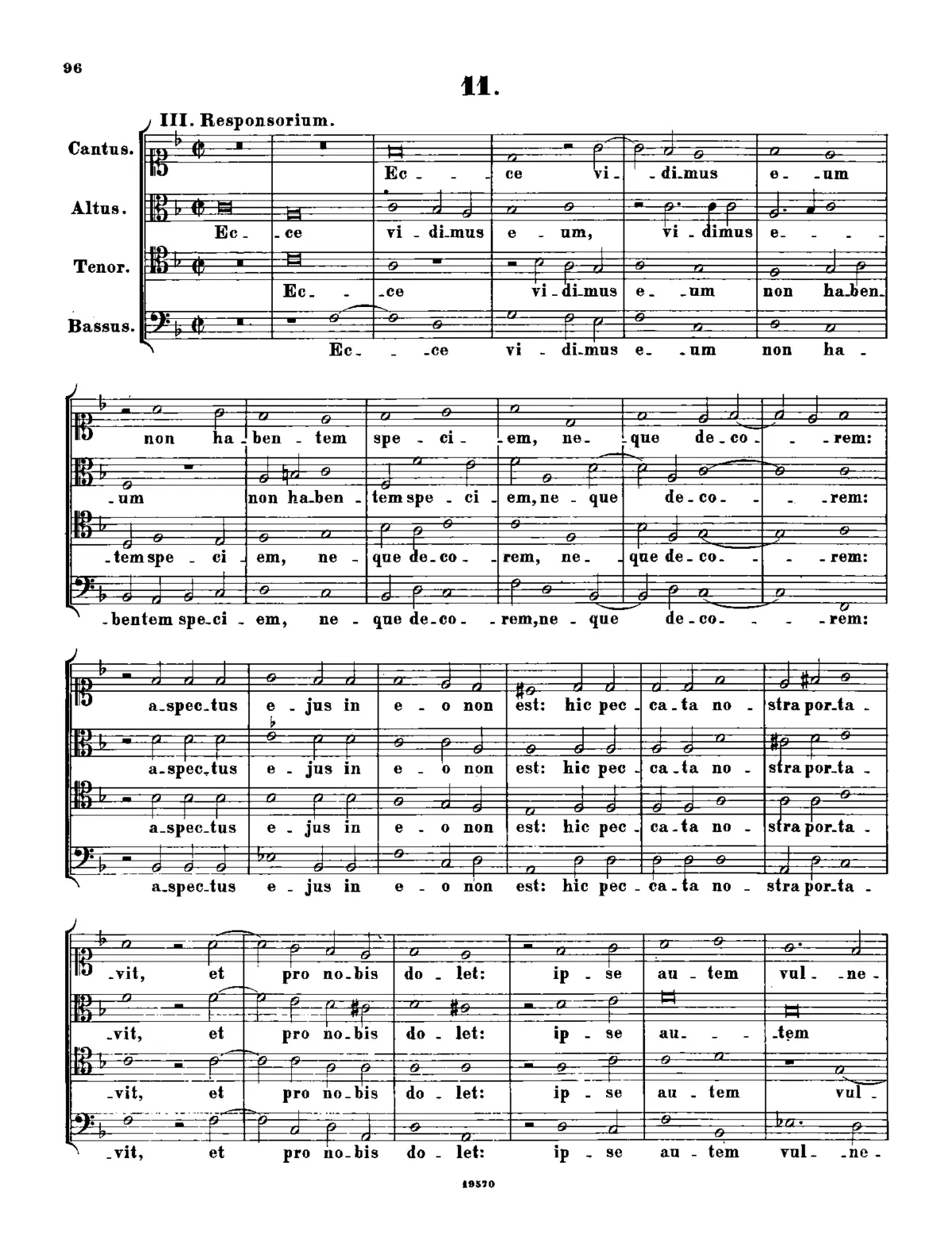 Ecce vidimus eum - Page 1