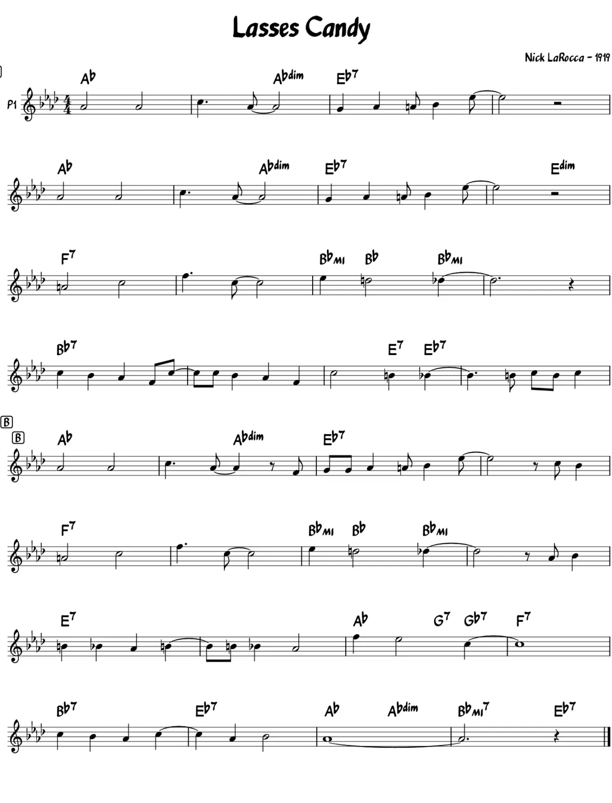 Lasses Candy - Page 1