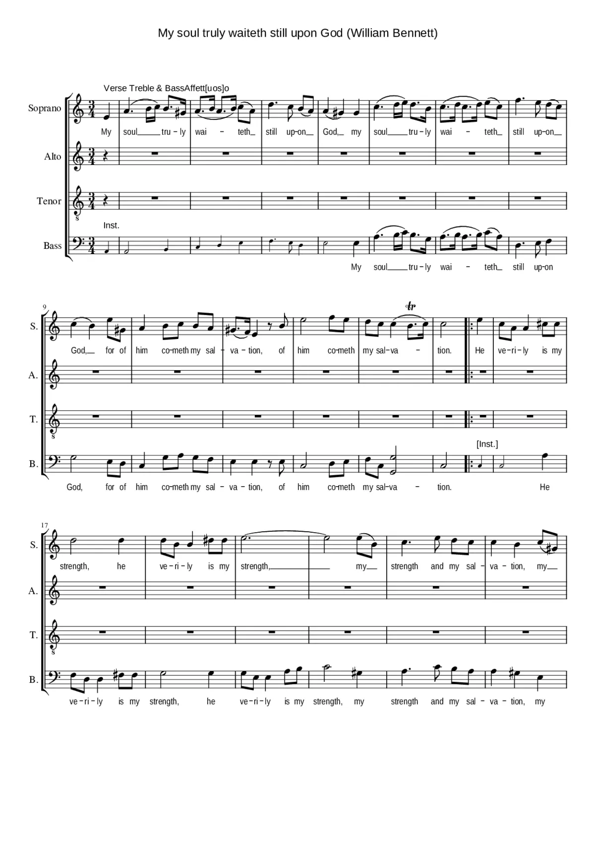 My soul truly waiteth still upon God - Page 1