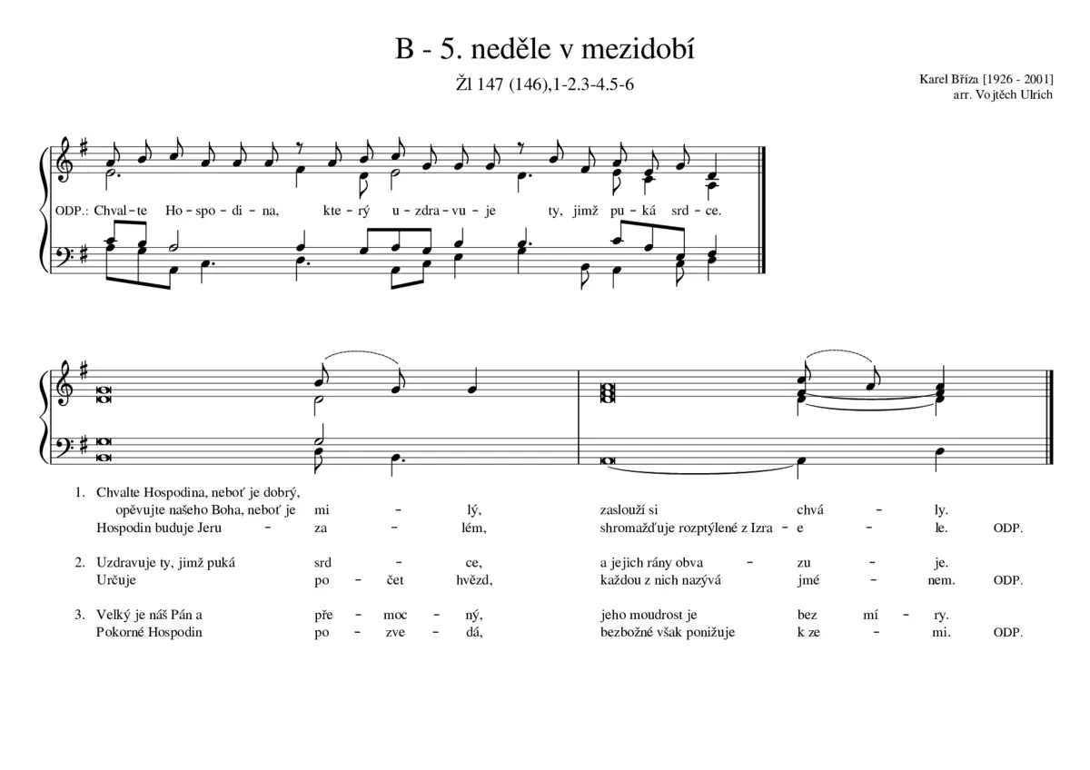 B - 5. neděle v mezidobí - Page 1