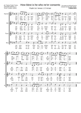 How blest is he who ne'er consents