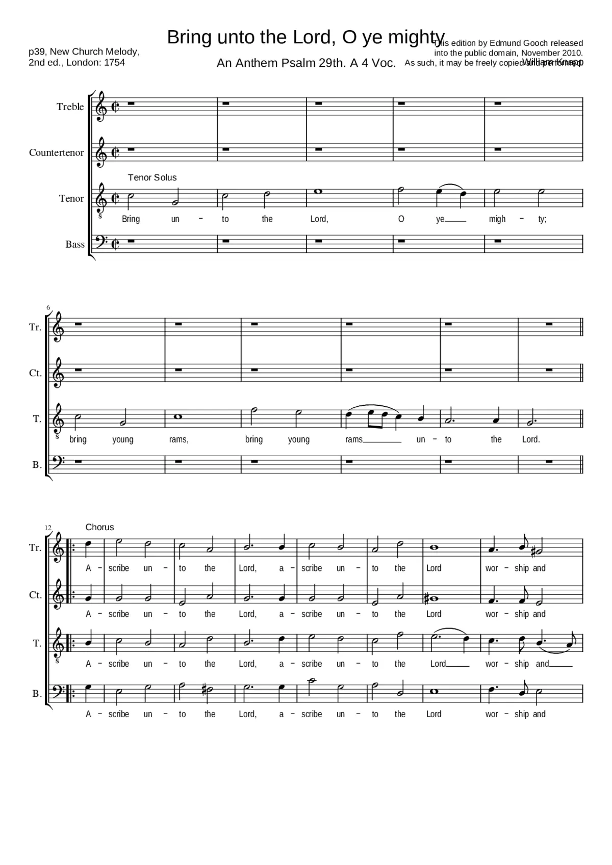 Bring unto the Lord O ye mighty - Page 1