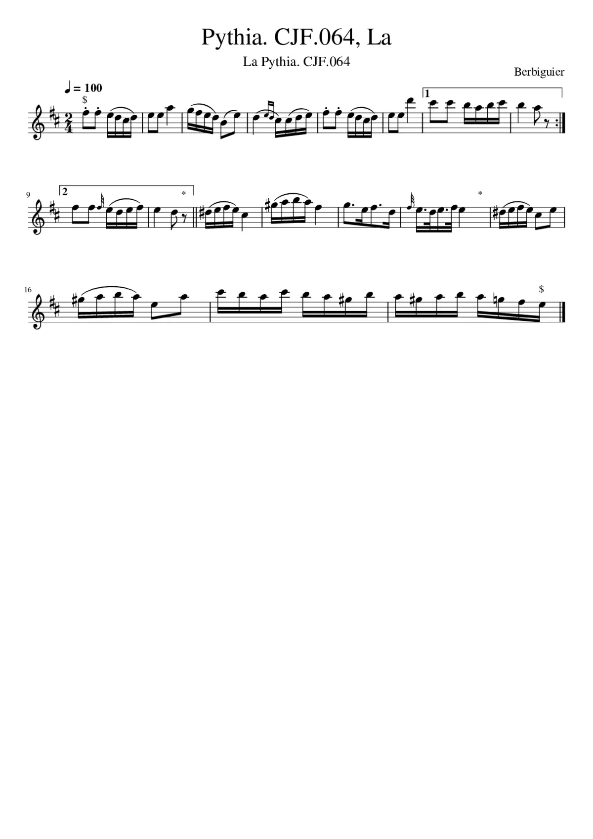 Pythia. CJF.064 La - Page 1
