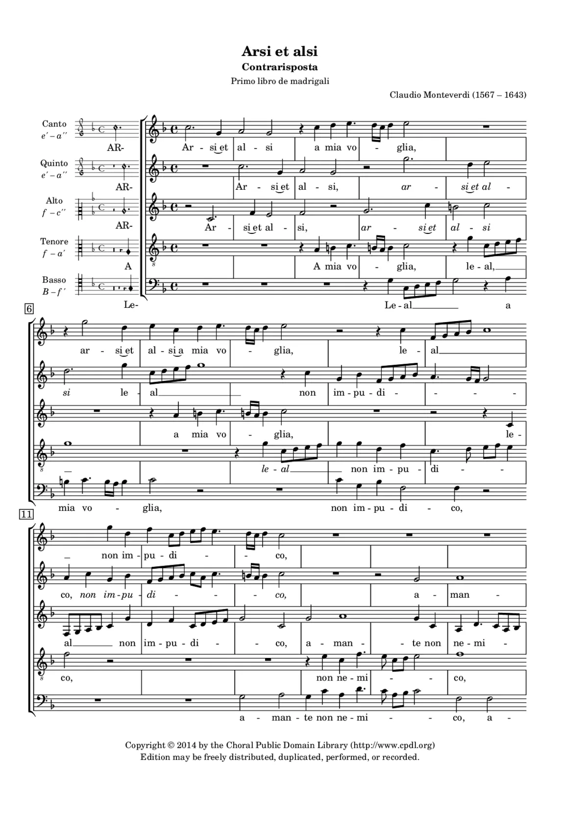 Arsi e alsi a mia voglia - Page 1