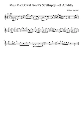 Miss MacDowal Grant's Strathspey - of Arndilly