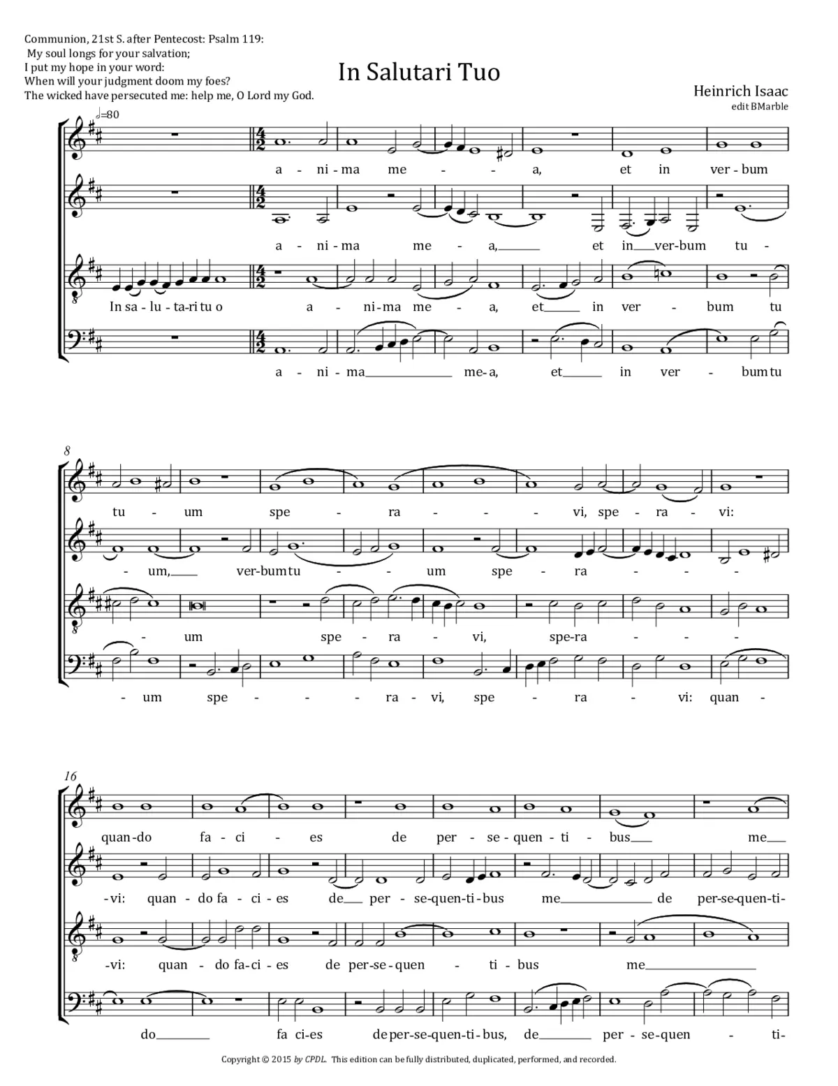 In salutari tuo - Page 1