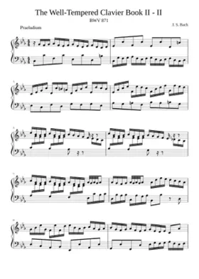 Prelude and Fugue in C minor BWV 871