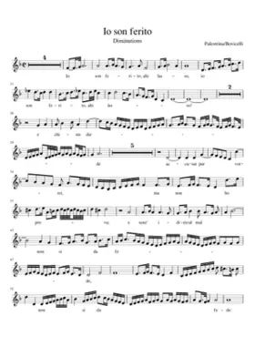 Io son ferito - Giovanni Pierluigi da Palestrina