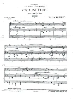 Vocalise-Etude