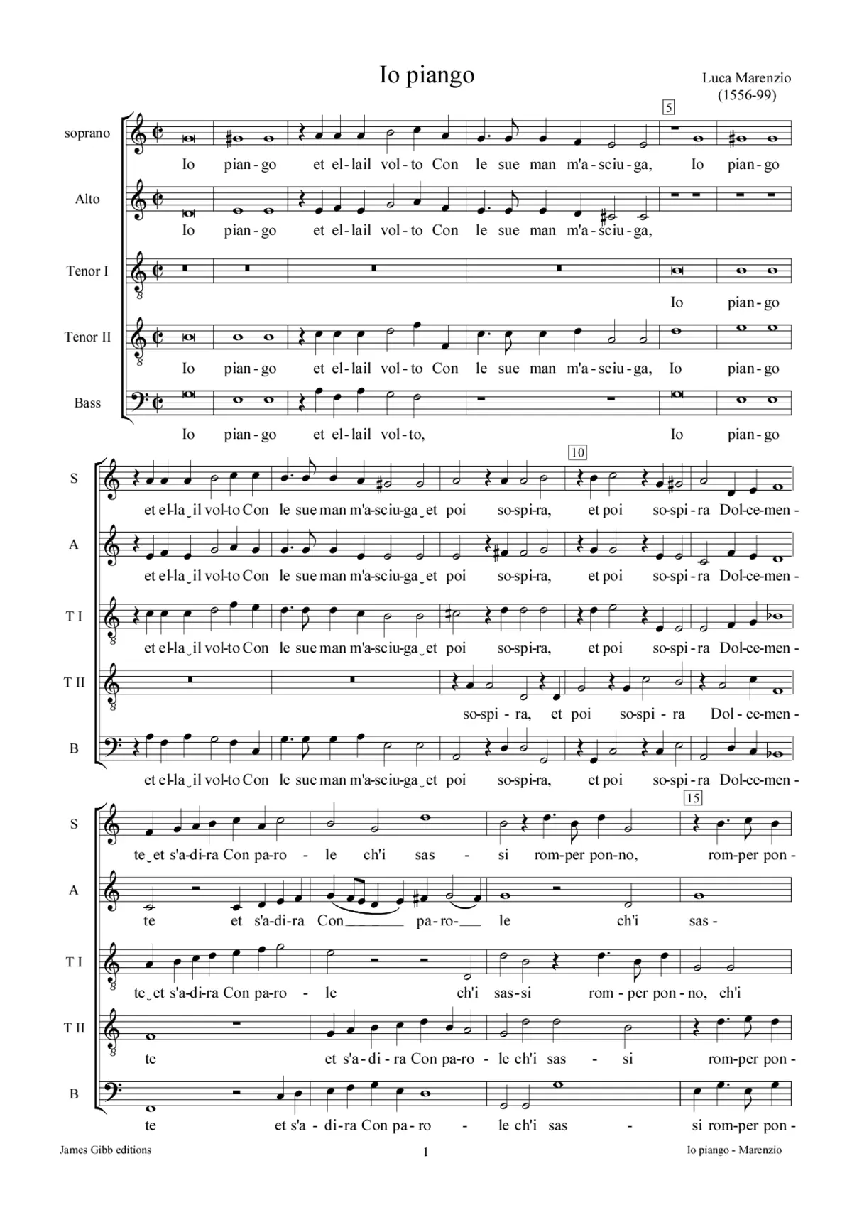 Io piango - Page 1