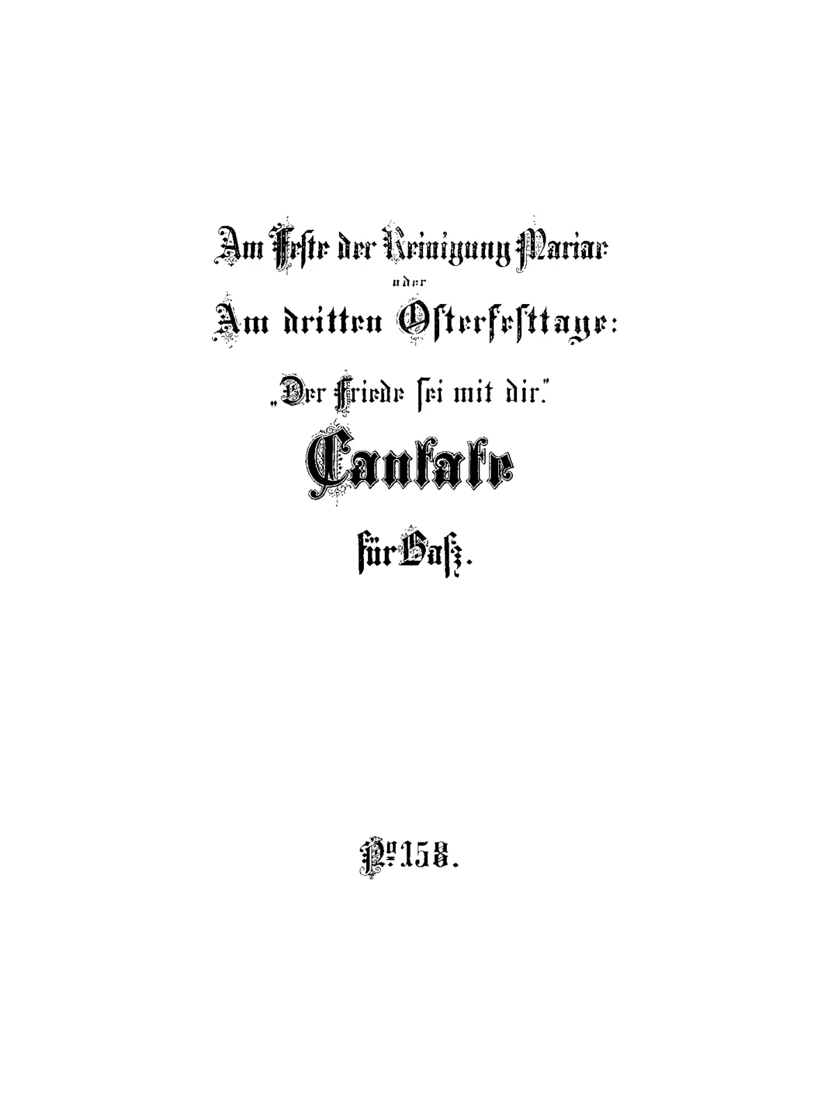 Der Friede sei mit dir - Page 1