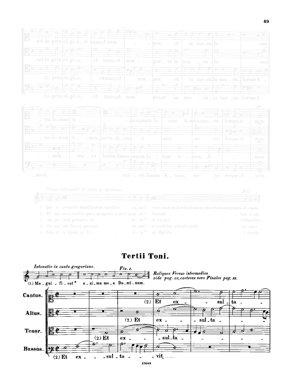 Magnificat tertii toni - Page 1