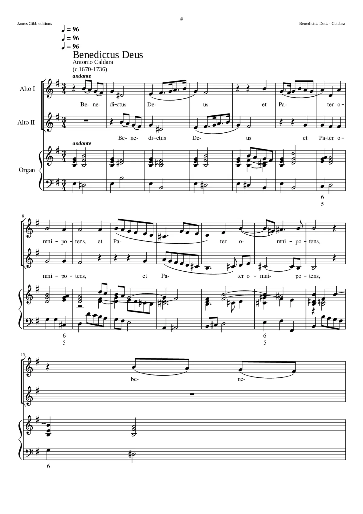 Benedictus Deus - Page 1