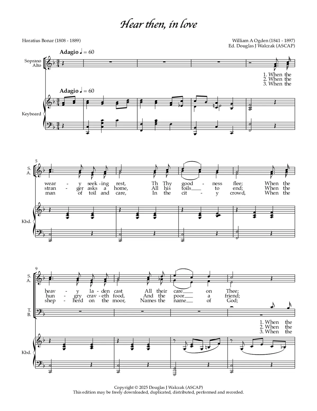 Hear then, in love - Page 1